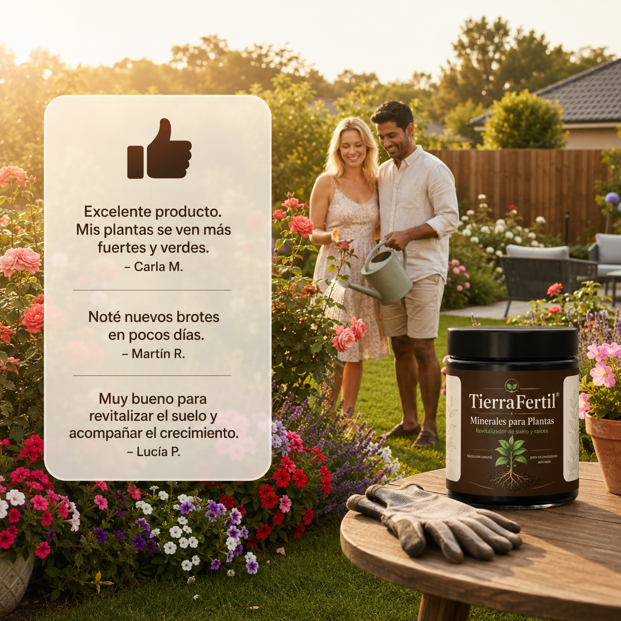 TierraFertil | Minerales para plantas, activador universal de raíces