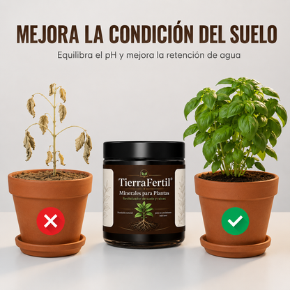 TierraFertil | Minerales para plantas, activador universal de raíces