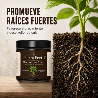 TierraFertil | Minerales para plantas, activador universal de raíces