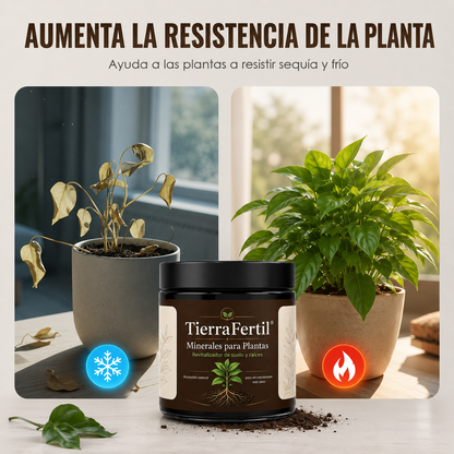 TierraFertil | Minerales para plantas, activador universal de raíces
